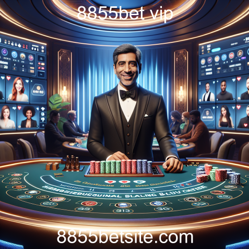 A Experiência Imersiva dos Jogos Ao Vivo no 8855bet VIP
